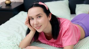 18 year old beauty Iveta B getting face sexyed and swallows cum